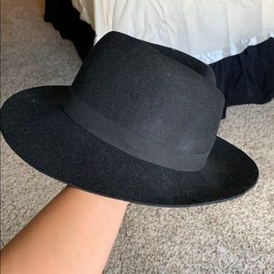 Jack + Lucy 100% Wool Black Hat